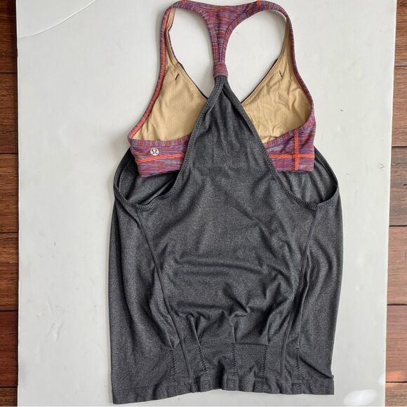 Lululemon Practice Freely Tank Deep Coal Wee Are From Space Black March Multi 4 - Picture 7 of 8